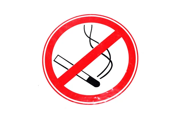 Signe de l'interdiction de fumer — Photo