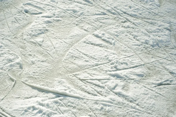 Skøjter, dækket af sne - Stock-foto