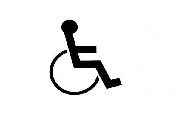 車椅子の記号 — ストック写真