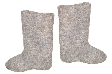 Felt boots clipart