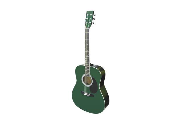 Zelený kytara — Stock fotografie