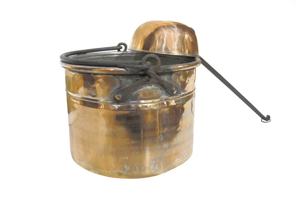 Cubo y cucharón de bronce — Foto de Stock