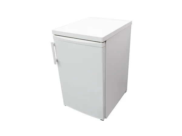 Small dark grey refrigerator — Stock Photo, Image