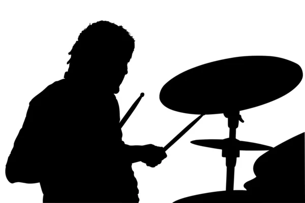 stock vector Percussionist