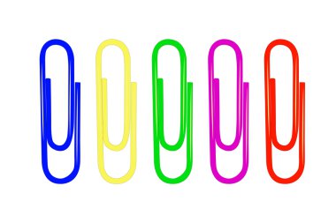 Paper clips clipart