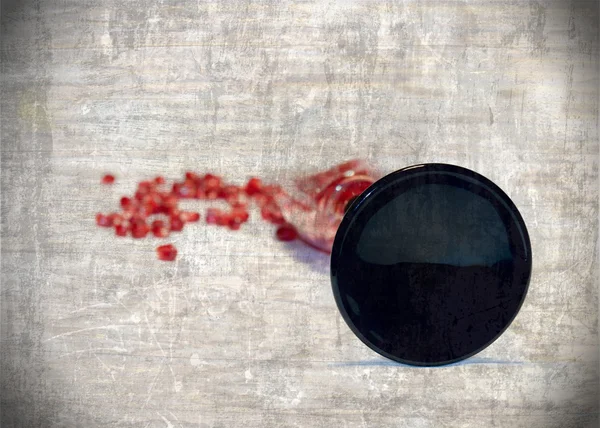 The wine glass has fallen — Stock Photo, Image