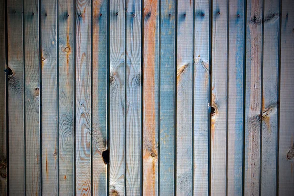 Wooden fence from boards — Stock Photo, Image