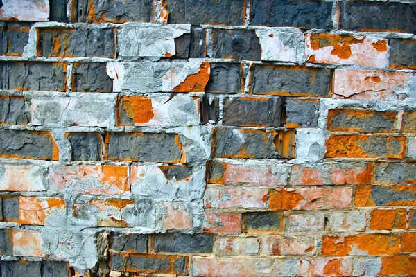 Farbige Ziegelsteinwand Textur — Stockfoto