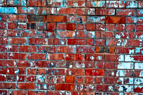 着色されたレンガの壁のテクスチャ — ストック写真