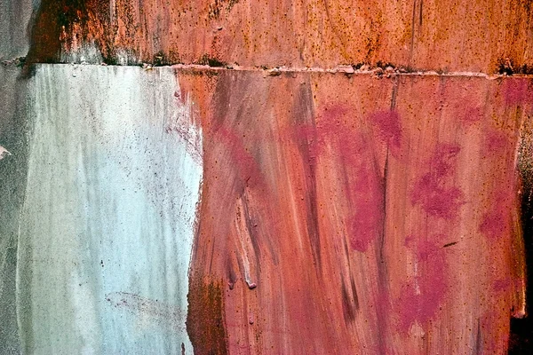 Grunge barvy na kovové pozadí — Stock fotografie