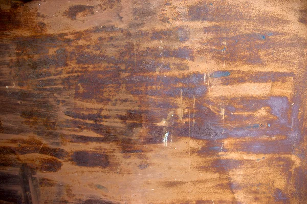 Eski paslı demir plakalar — Stok fotoğraf