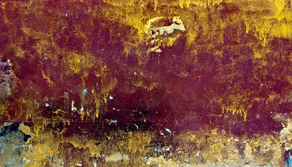 Pintura grunge sobre fondo metálico — Foto de Stock