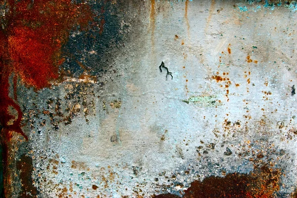 金属の背景にグランジペイント — ストック写真