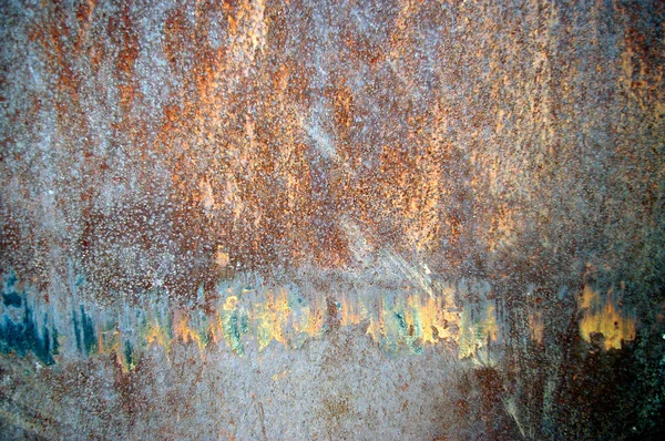 Velhas placas de ferro enferrujado — Fotografia de Stock
