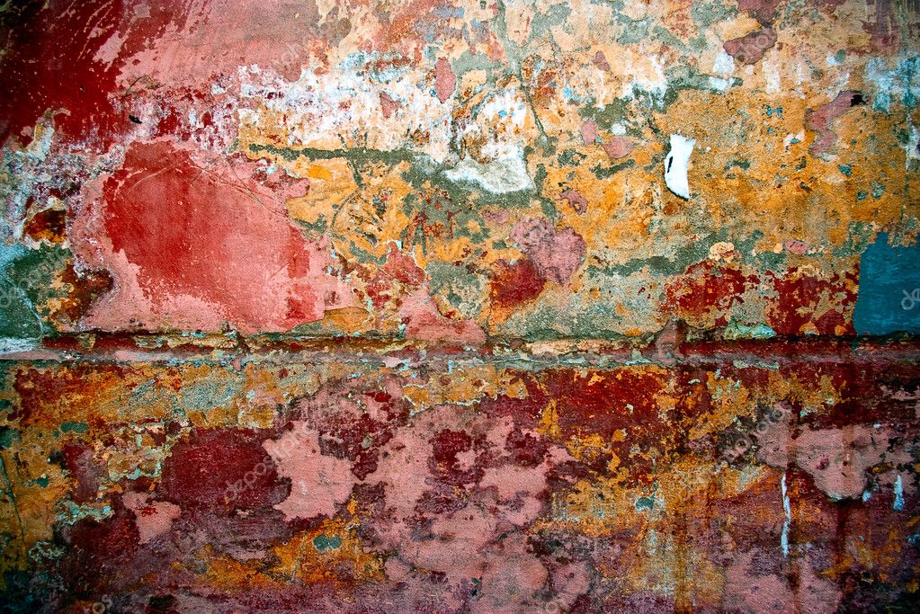 Grunge paint on metal background — Stock Photo © points #1025017