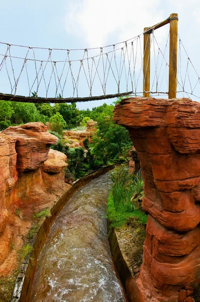 stock image Bridge above the river