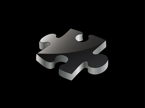 Blackpuzzle — Stockvektor