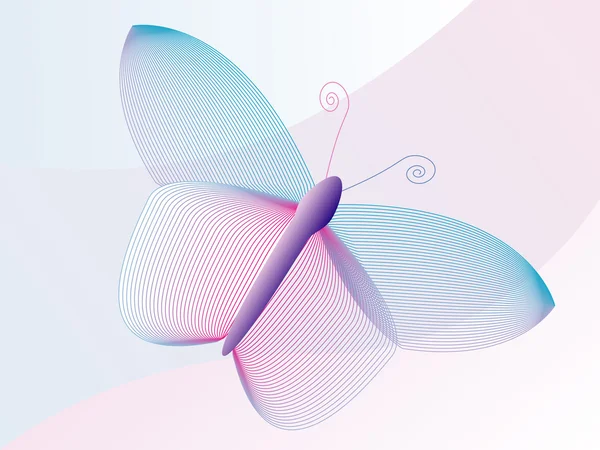 Butterflyblue — Stok Vektör