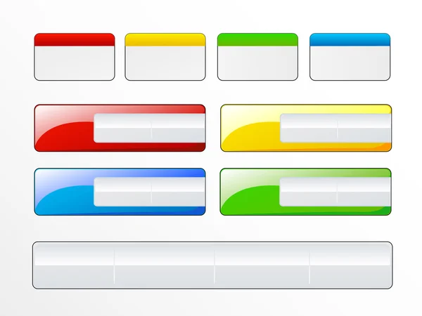 Éléments de couleur — Image vectorielle