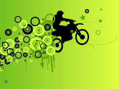 Motorcyclist clipart