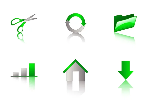 Gris vert — Image vectorielle