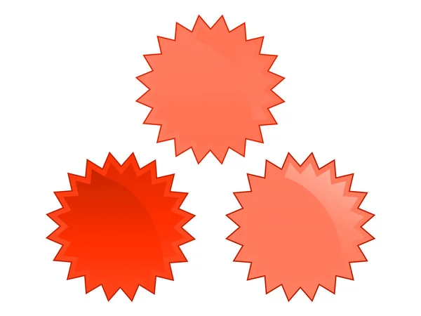 Красные значки — стоковый вектор