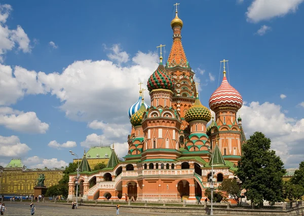 莫斯科圣巴西尔主教座堂 — 图库照片