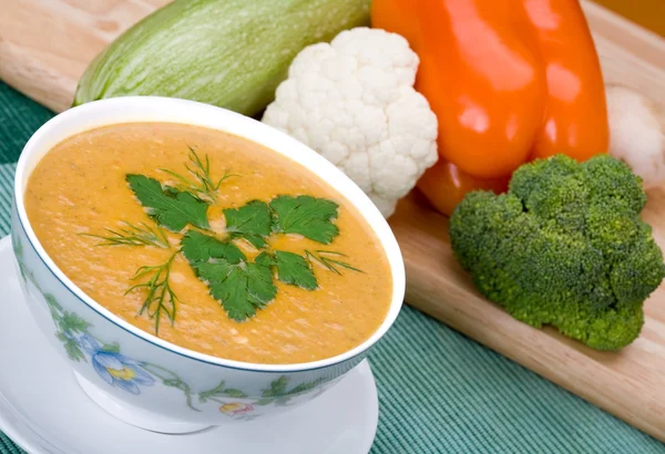 Zeleninová polévka Stock Fotografie