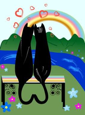 Love Cats clipart