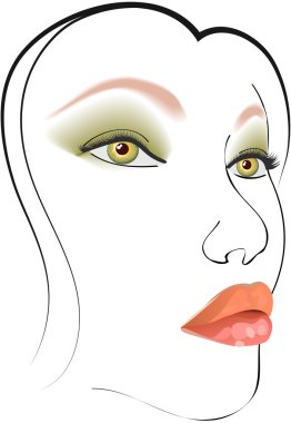 Face women clipart