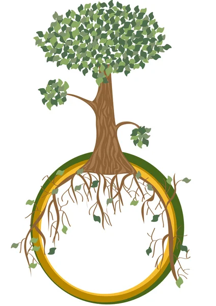 ต้นไม้ — ภาพเวกเตอร์สต็อก