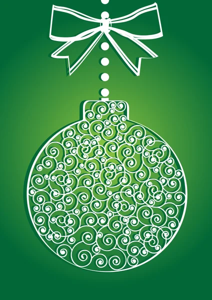 Christmas-tree decorations — Stock Vector