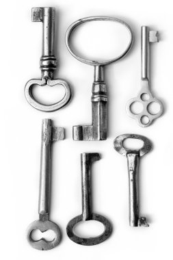 Old keys clipart