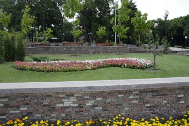Şehir Parkı. Ukraynalı Donetsk. Savaştan önce.
