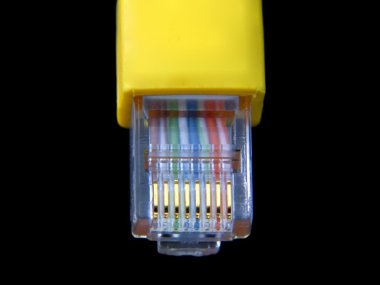 Broadband Cable RJ-45 clipart