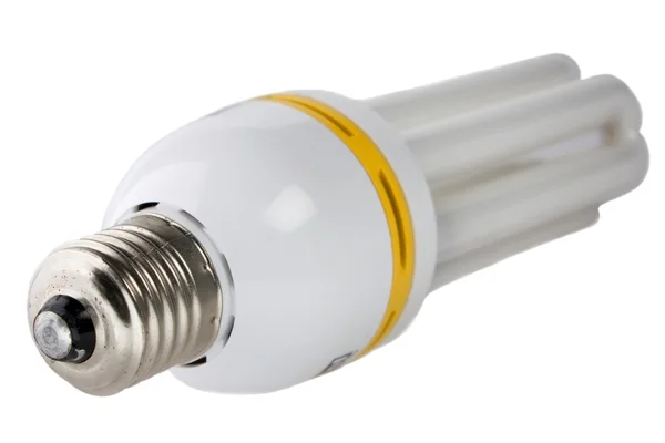Люмінесцентна енергозберігаюча лампа — стокове фото