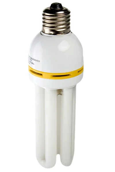 Fluorescerende energiebesparende lamp — Stockfoto