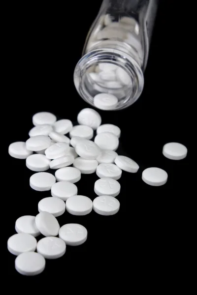 Piller och medicin behållare — Stockfoto