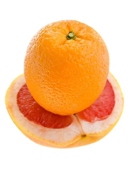 Грейпфрут і апельсин — стокове фото