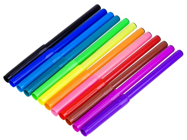 Χρωματιστά στυλό — Φωτογραφία Αρχείου