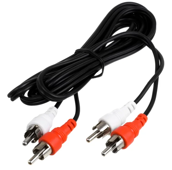 Cable de conector de audio — Foto de Stock