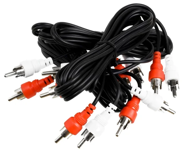 Audio connector cables — Stock Photo, Image