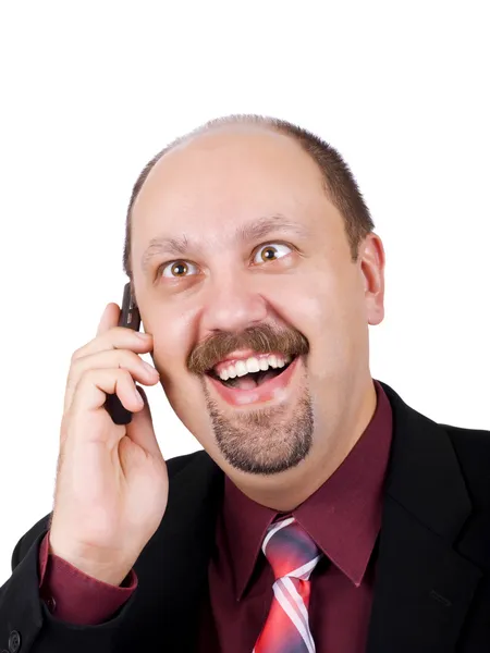 Omul de afaceri râzând — Fotografie, imagine de stoc