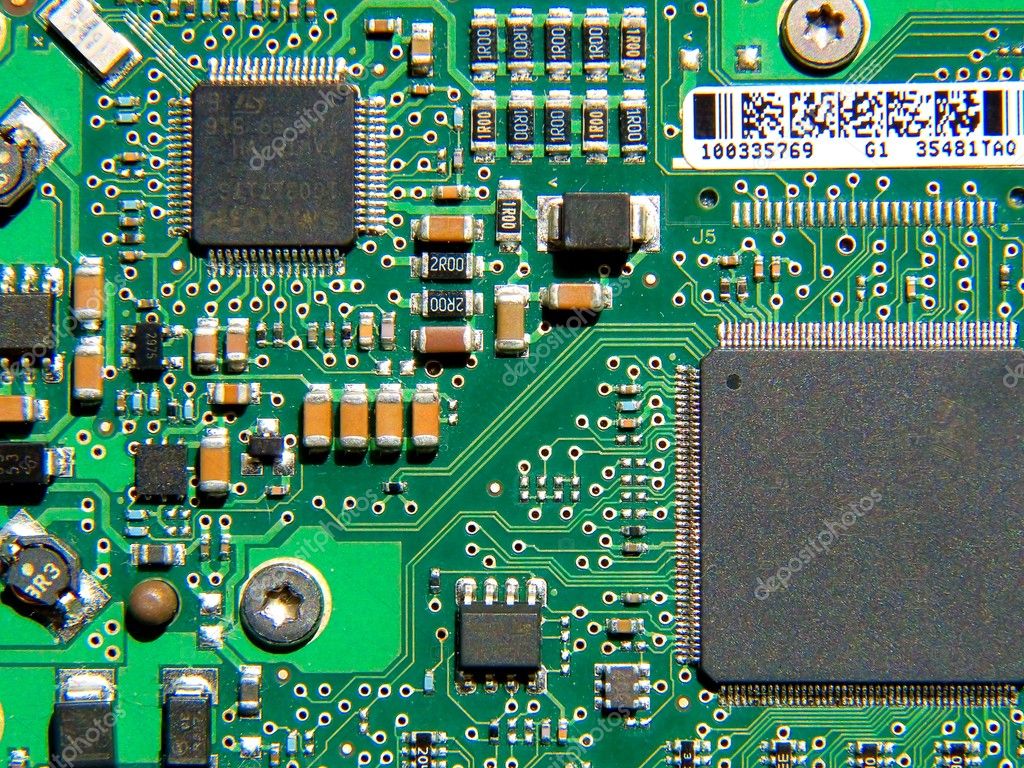 stock photo circuit board