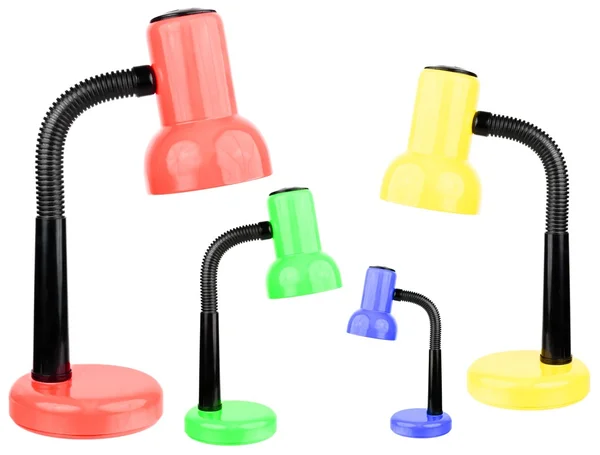 Lámparas de mesa de colores — Foto de Stock