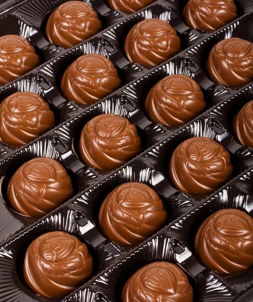 Σοκολάτες στο πλαίσιο — Φωτογραφία Αρχείου