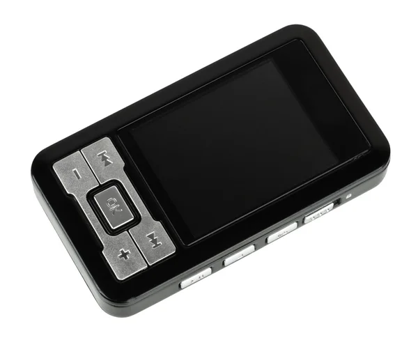 Reproductor MP3 negro — Foto de Stock