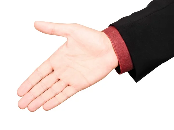 Handshake de negócios e confiança — Fotografia de Stock