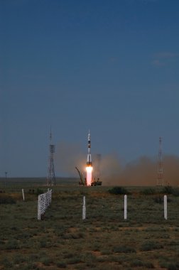 Soyuz TMA-15 Launch on May 27, 2009 clipart