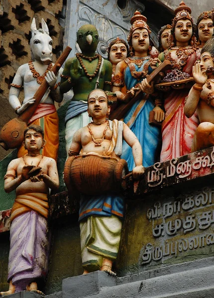 Fragment van de Hindoeïstische tempel — Stockfoto